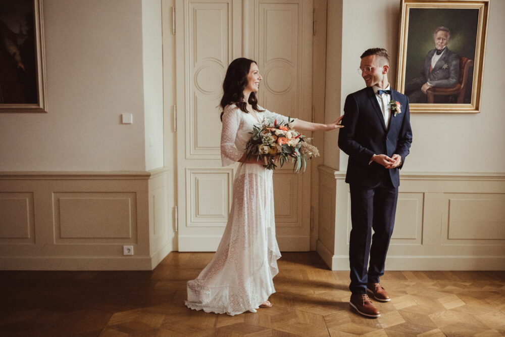 Brautpaar beim First Look