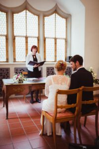 Standesamtliche Hochzeit in der Moritzburg Halle